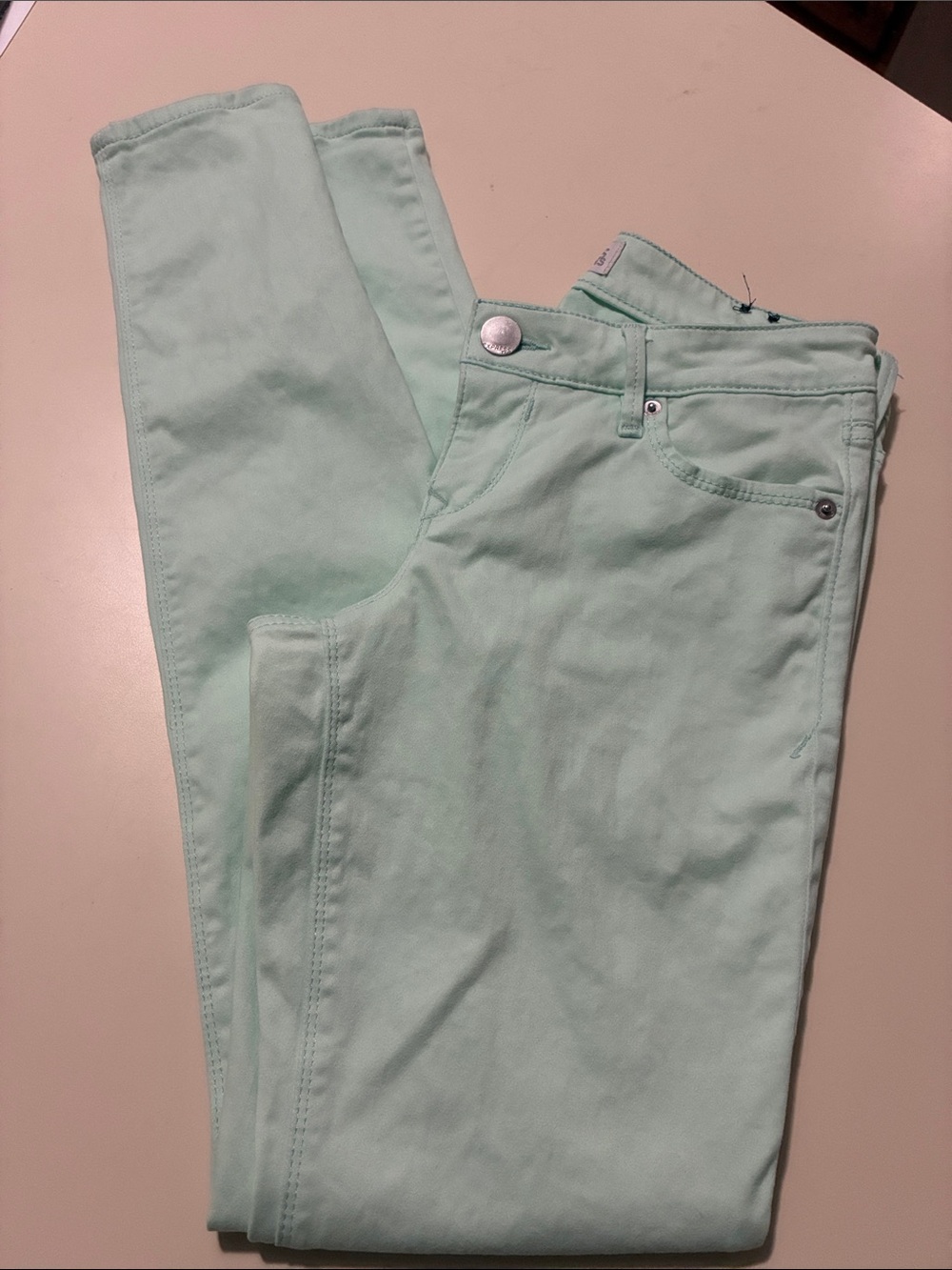 Express Women's Mint Green Skinny Pants